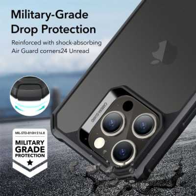 Husa pentru iPhone 15 Pro - ESR Air Armor - Frosted Black - 7