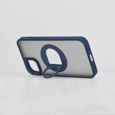 Husa pentru iPhone 15 Plus - Techsuit MagSafe Ghost Holder Series - Matte Blue - 3