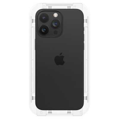 Folie pentru iPhone 15 Pro - Spigen Glas.tR EZ FIT - Clear - 7