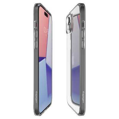 Husa pentru iPhone 15 - Spigen Air Skin Hybrid - Crystal Clear - 5