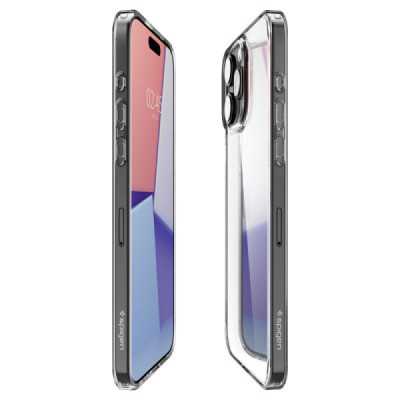 Husa pentru iPhone 15 Pro Max - Spigen Air Skin Hybrid - Crystal Clear - 5