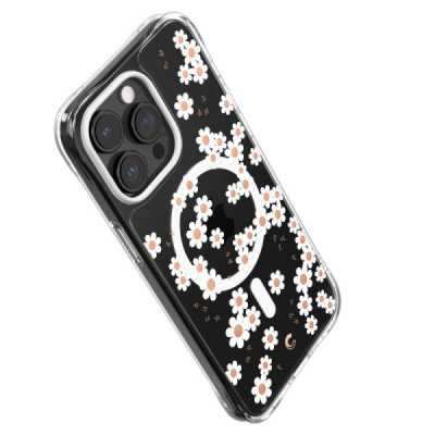 Husa pentru iPhone 15 Pro Max - Spigen Cyrill Cecile MagSafe - White Daisy - 6