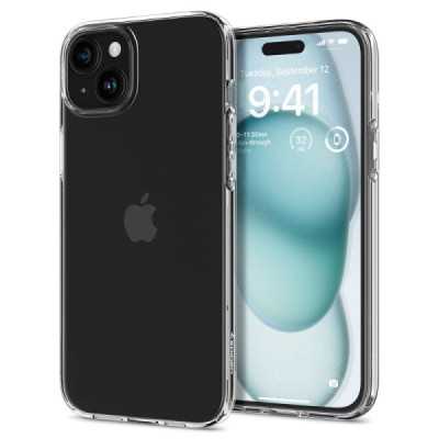 Husa pentru iPhone 15 - Spigen Liquid Crystal - Clear - 1