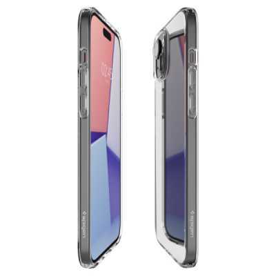 Husa pentru iPhone 15 - Spigen Liquid Crystal - Clear - 4