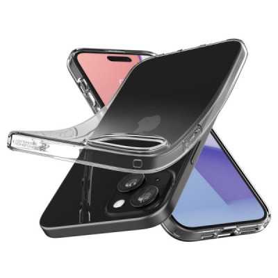 Husa pentru iPhone 15 - Spigen Liquid Crystal - Clear - 5