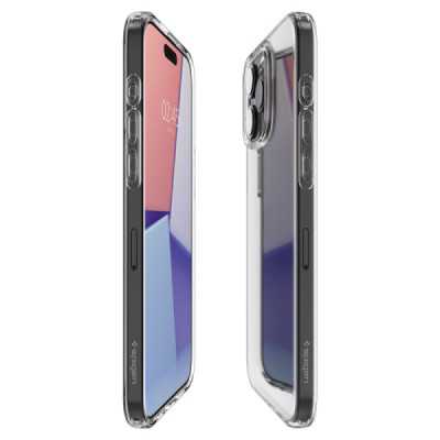 Husa pentru iPhone 15 Pro Max - Spigen Liquid Crystal - Clear - 4