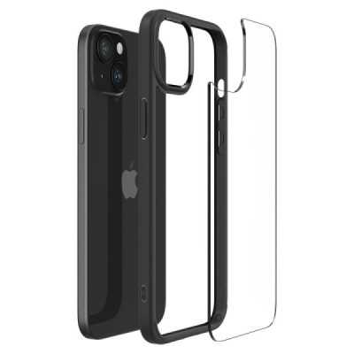 Husa pentru iPhone 15 Plus - Spigen Ultra Hybrid - Matte Black - 4