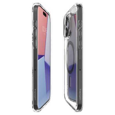 Husa pentru iPhone 15 Pro Max - Spigen Ultra Hybrid MagSafe - Graphite - 4