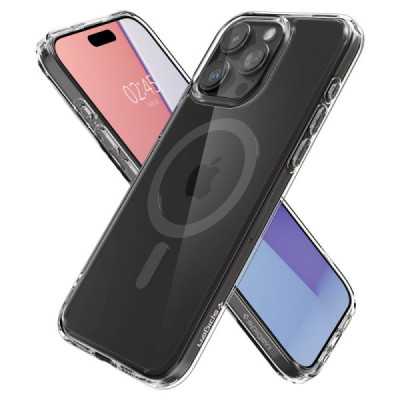 Husa pentru iPhone 15 Pro Max - Spigen Ultra Hybrid MagSafe - Carbon Fiber - 6