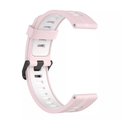 Curea Samsung Galaxy Watch 4/5/Active 2, Huawei Watch GT 3 (42mm)/GT 3 Pro (43mm), roz, W002 - 3