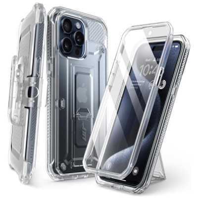 Husa pentru iPhone 15 Pro - Supcase Unicorn Beetle Pro - Clear - 1