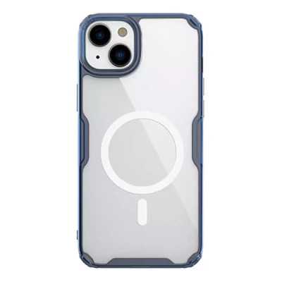 Husa pentru iPhone 15 Plus - Nillkin Nature TPU MagSafe Case - Blue - 5