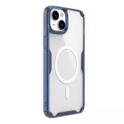 Husa pentru iPhone 15 Plus - Nillkin Nature TPU MagSafe Case - Blue - 7