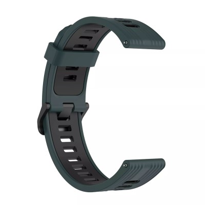 Curea Samsung Galaxy Watch 4/5/Active 2, Huawei Watch GT 3 (42mm)/GT 3 Pro (43mm), verde, W002 - 1