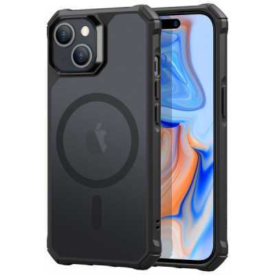 Husa pentru iPhone 15 Plus - ESR Air Armor HaloLock - Frosted Black - 1