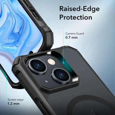 Husa pentru iPhone 15 Plus - ESR Air Armor HaloLock - Frosted Black - 5