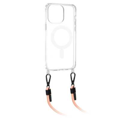 Husa pentru iPhone 15 Pro Max - Techsuit Acrylic MagSafe Crossbody - Pink - 2