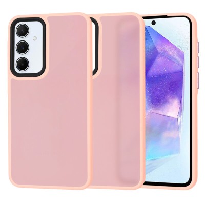 Husa Samsung Galaxy A55 5G Techsuit HaloFrost Series, roz - 4 Husa Samsung Galaxy A55 5G Techsuit HaloFrost Series, roz - 4