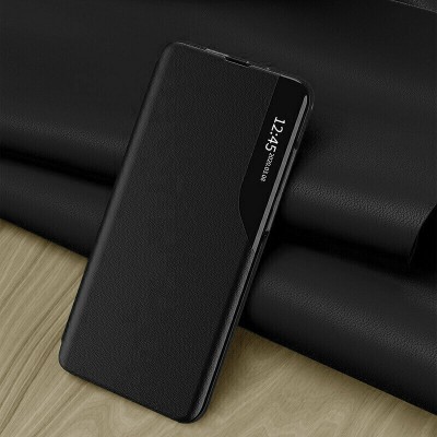 Husa Samsung Galaxy A50 Eco Leather View flip tip carte, negru - 1 Husa Samsung Galaxy A50 Eco Leather View flip tip carte, negru - 1