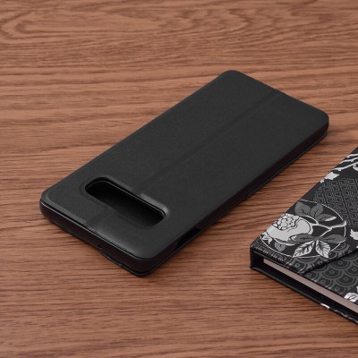 Husa Samsung Galaxy A50 Eco Leather View flip tip carte, negru - 5 Husa Samsung Galaxy A50 Eco Leather View flip tip carte, negru - 5