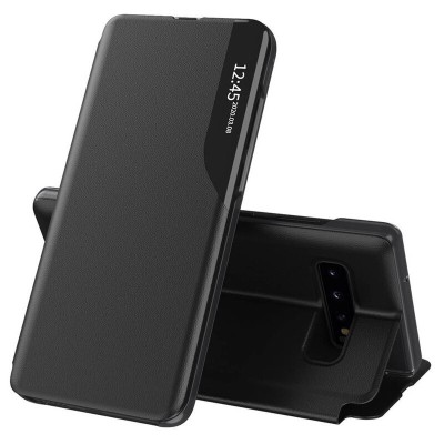 Husa Samsung Galaxy A50 Eco Leather View flip tip carte, negru - 6 Husa Samsung Galaxy A50 Eco Leather View flip tip carte, negru - 6