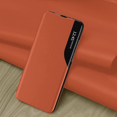 Husa Samsung Galaxy A51 4G Eco Leather View Flip Tip Carte - Portocaliu - 2 Husa Samsung Galaxy A51 4G Eco Leather View Flip Tip Carte - Portocaliu - 2