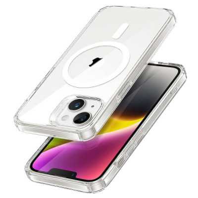 Husa pentru iPhone 14 Plus - ESR Krystec HaloLock - Clear - 2