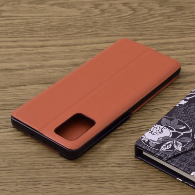 Husa Samsung Galaxy A51 4G Eco Leather View Flip Tip Carte - Portocaliu - 5 Husa Samsung Galaxy A51 4G Eco Leather View Flip Tip Carte - Portocaliu - 5