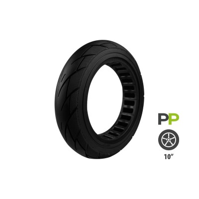 Cauciuc plin antiexplozie 10x2,125 pentru trotineta electrica Xiaomi Mi4, Ninebot F - 1