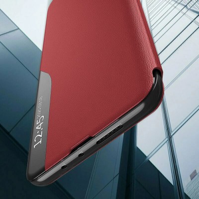 Husa Samsung Galaxy A51 4G Eco Leather View Flip Tip Carte - rosu - 4 Husa Samsung Galaxy A51 4G Eco Leather View Flip Tip Carte - rosu - 4