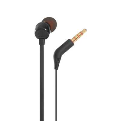 Casti cu Fir, Mufa Jack - JBL T110 (JBLT110BLK) - Black - 6