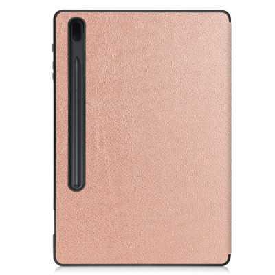 Husa pentru Samsung Galaxy Tab S7 Plus / Tab S8 Plus / Tab S7 FE - Techsuit FoldPro - Rose Gold - 3