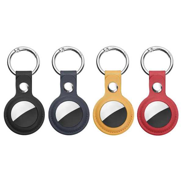 Husa pentru AirTag (set 4) - Techsuit Secure Leather Holder (SLH1) - Multicolor