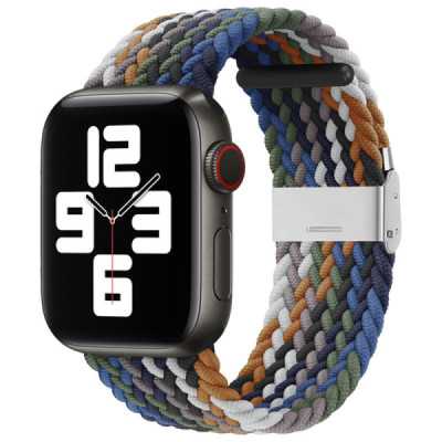 Curea pentru Apple Watch 1/2/3/4/5/6/7/8/9/SE/SE 2 (38/40/41mm) - Techsuit Watchband (W032) - Cowboy Green - 1