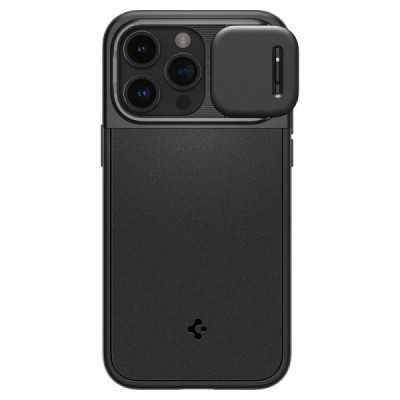 Husa iPhone 15 Pro - Spigen Optik Mag Armor - Black - 4