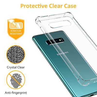 Husa pentru Samsung Galaxy S10e - Techsuit Shockproof Clear Silicone - Clear - 3