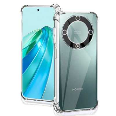 Husa pentru Honor X9a - Techsuit Shockproof Clear Silicone - Clear - 1