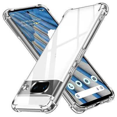 Husa pentru Google Pixel 7 - Techsuit Shockproof Clear Silicone - Clear - 1