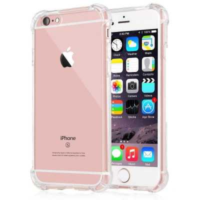 Husa pentru iPhone 6/ 6S - Techsuit Shockproof Clear Silicone - Clear - 1