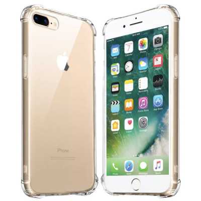 Husa pentru iPhone 7 Plus / 8 Plus - Techsuit Shockproof Clear Silicone - Clear - 1