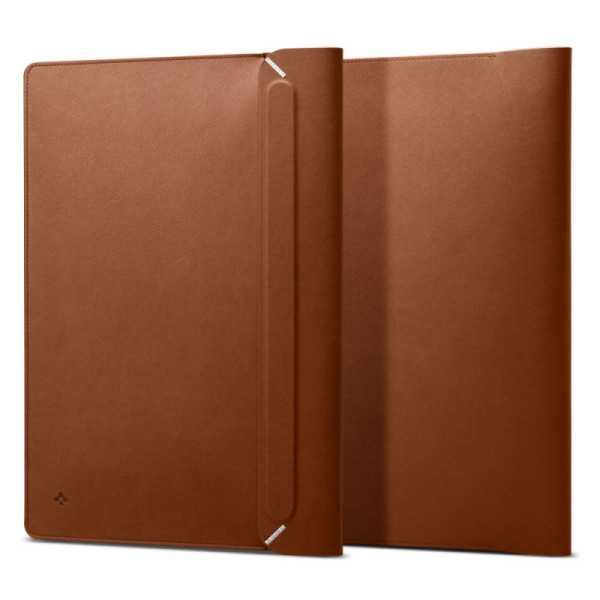 Husa pentru Laptop 13-14" - Spigen Valentinus Sleeve - Classic Brown