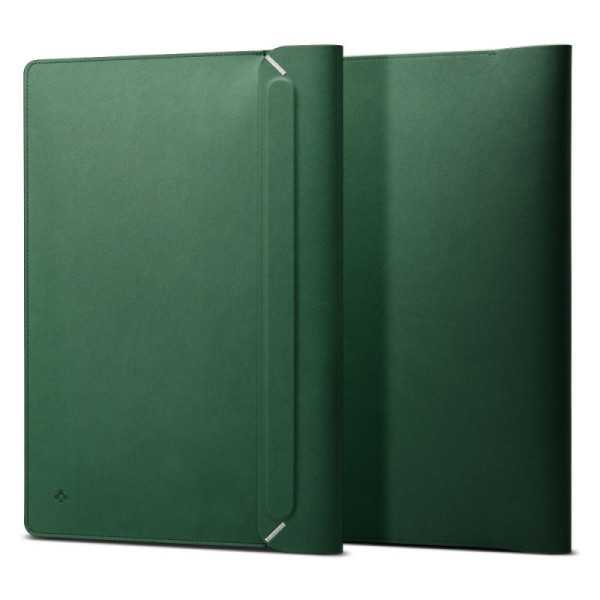 Husa pentru Laptop 13-14" - Spigen Valentinus Sleeve - Jeju Green