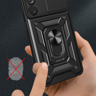Husa Samsung Galaxy S22 Ultra 5G protectie camera Techsuit CamShield Series, negru - 4