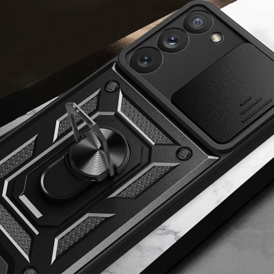 Husa Samsung Galaxy S22 Ultra 5G protectie camera Techsuit CamShield Series, negru - 7