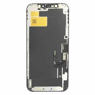 Ecran In-Cell LCD cu Touchscreen si Rama Compatibil cu iPhone 12 / 12 Pro - OEM (16721) - Black - 2