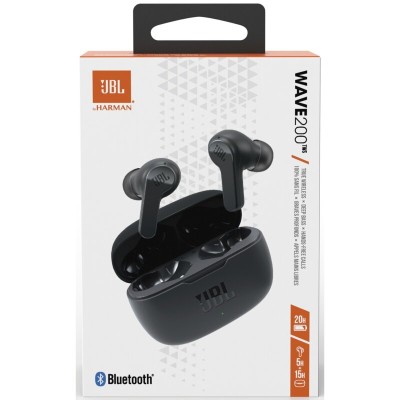 Casti in-ear Bluetooth cu microfon TWS JBL Wave 200, negru - 3 Casti in-ear Bluetooth cu microfon TWS JBL Wave 200, negru - 3