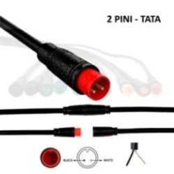 Mufa rezistenta la apa 8 mm 2 pini - M