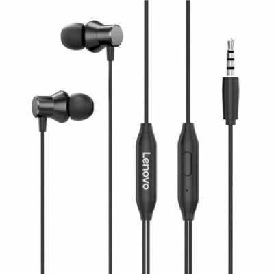 Casti In-Ear cu Fir Jack 3.5mm, 1.15m - Lenovo HF130 (20512) - Black - 1