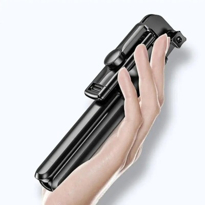 Selfie stick trepied Bluetooth cu telecomanda Techsuit S03, 68cm - 1 Selfie stick trepied Bluetooth cu telecomanda Techsuit S03, 68cm - 1