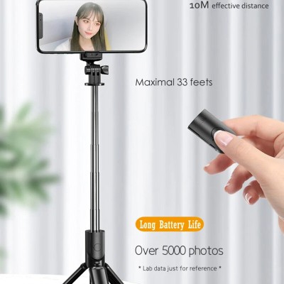 Selfie stick trepied Bluetooth cu telecomanda Techsuit S03, 68cm - 2 Selfie stick trepied Bluetooth cu telecomanda Techsuit S03, 68cm - 2